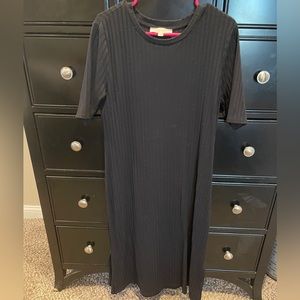 Loft T-shirt Midi Dress, Size Large